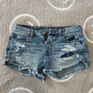 EUC size 4 American Eagle tomgirl button fly shortie shorts